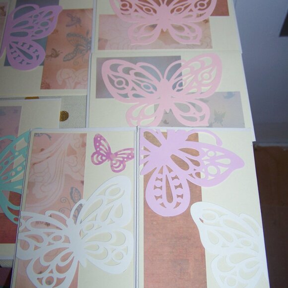 Handmade Butterfly Cards - Set of 17 - Picture 5 of 5